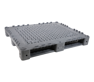 10K100MCC Kitbin Pallet Vented Gray with Hooks